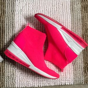 Michael Kors Skyler stretch Knit bootie sneakers